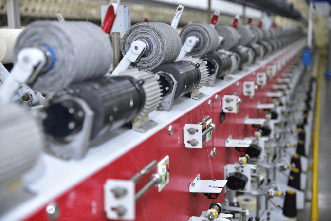 Textile Mill machine (concept of mass automated production)